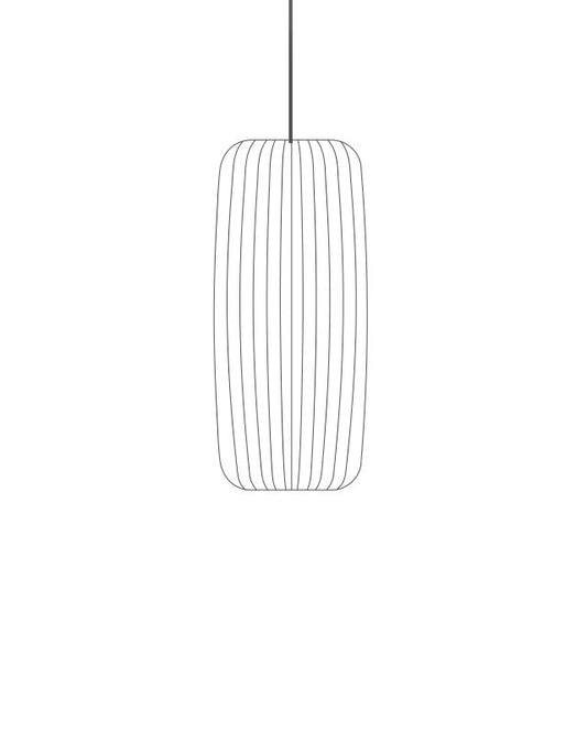 Fabric Lantern Pendant Light