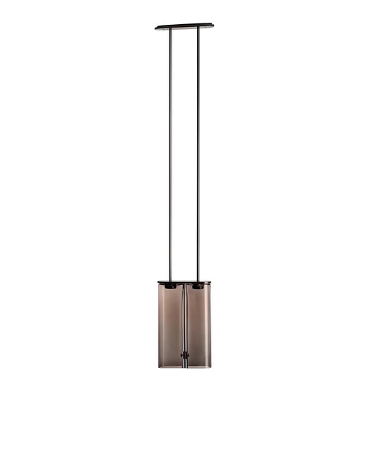 Meyda Glass Pendant Light-Black