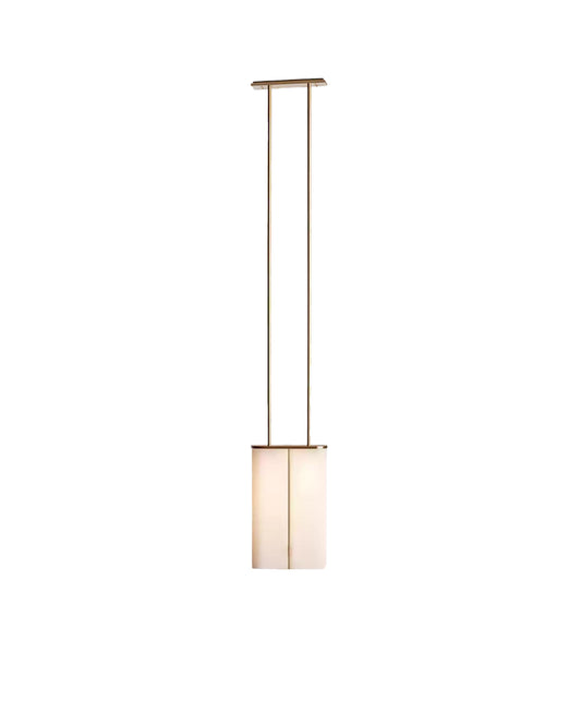 Meyda Glass Pendant Light-Gold