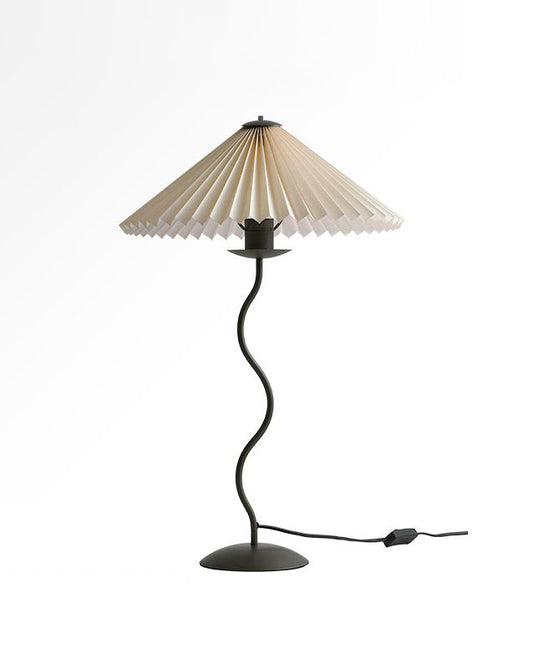 Pleated Fabric Table Lamp