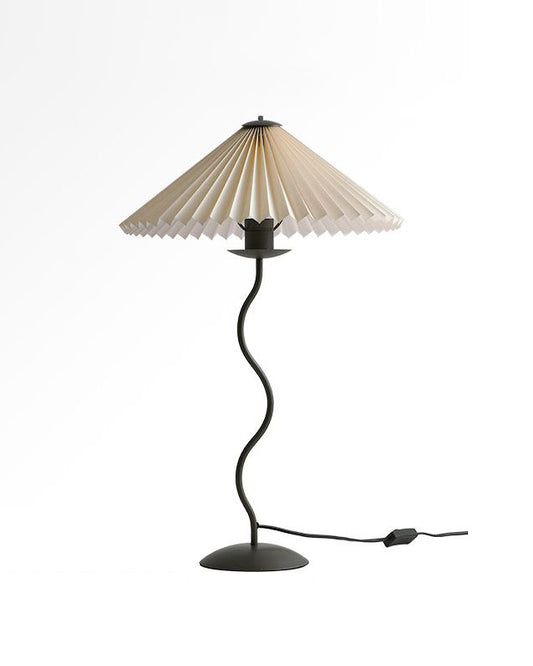 Pleated Fabric Table Lamp