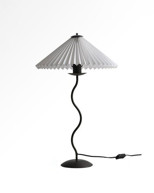 Pleated Fabric Table Lamp