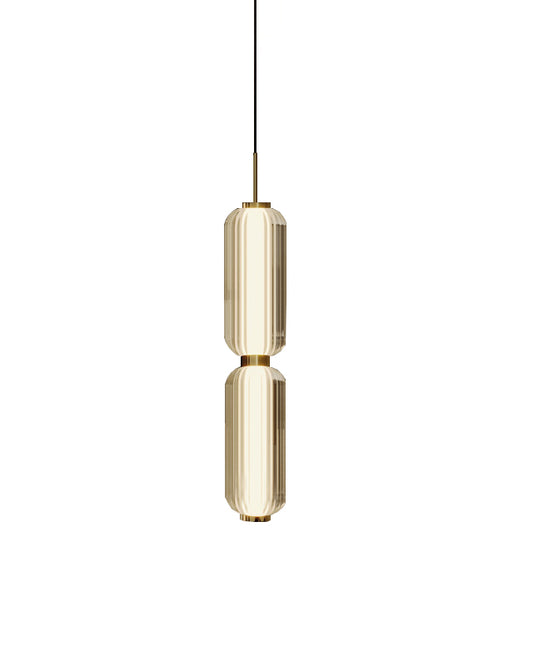 Elma Glass Pendant Lamp 2 Heads