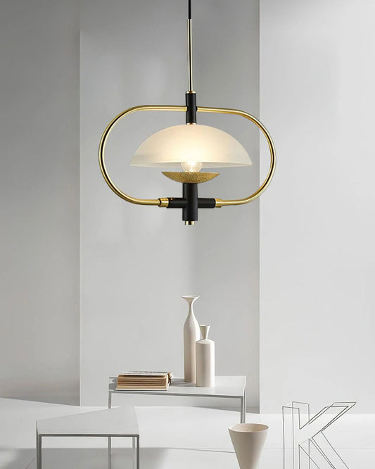 Aperture Glass Pendant Light