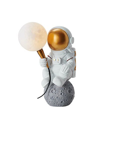 Astronaut Moon Table Lamp - Sitting Model