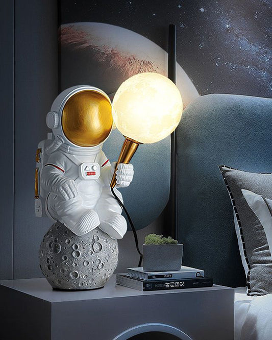 Astronaut Moon Table Lamp - Sitting Model