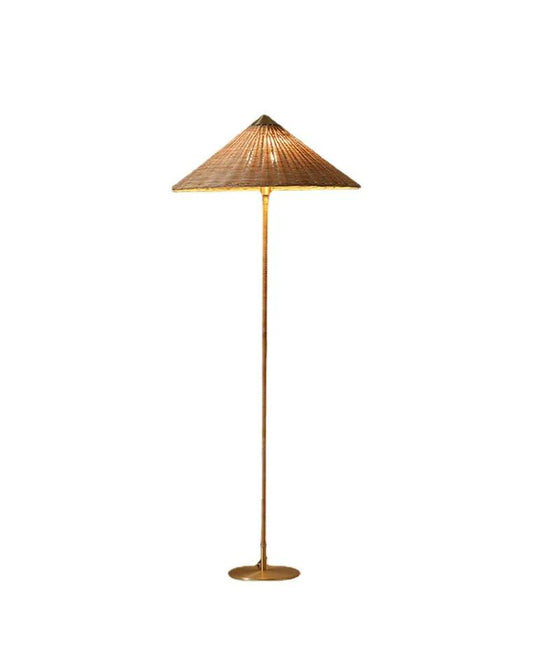 Bamboo Weaving Floor Lamp