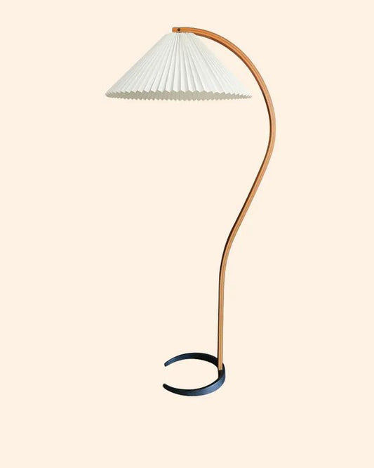 Bentwood Pleated Floor Lamp