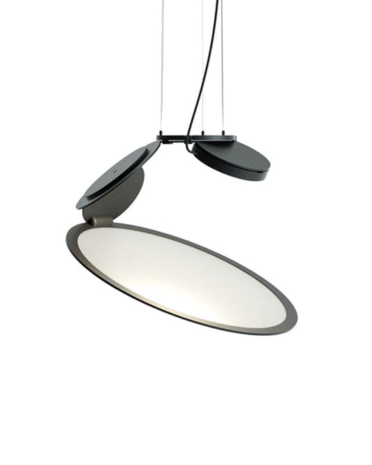 Black Cut Pendant Light