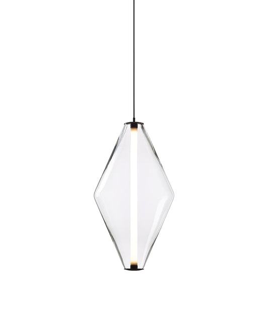 Buoy Double Cone Glass Pendant Light