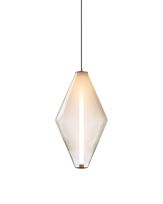 Buoy Double Cone Glass Pendant Light