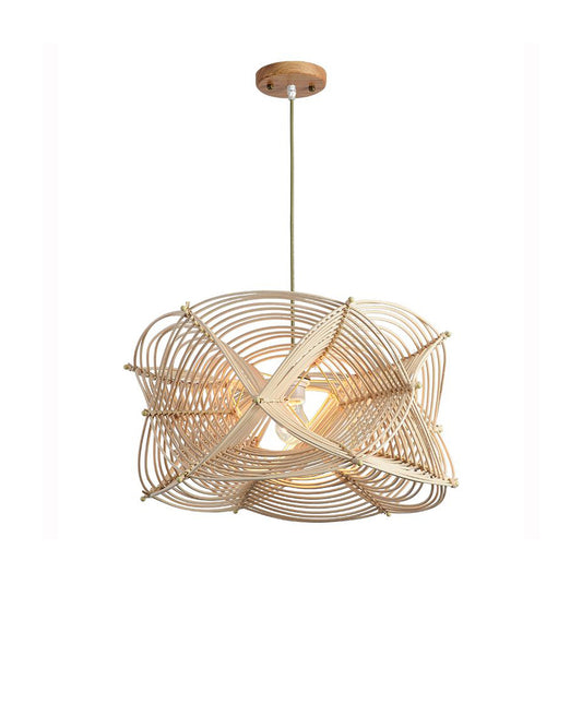 Chinese Rattan Craft Pendant Light