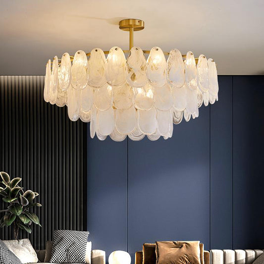 Clouds Mist Glass Pendant Light