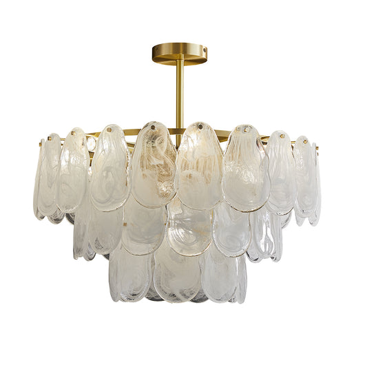 Clouds Mist Glass Pendant Light