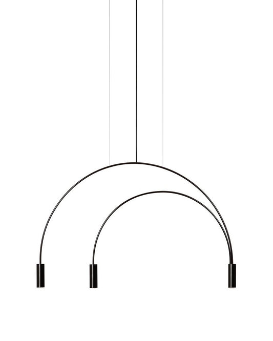 Curved Line -3 Pendant Light