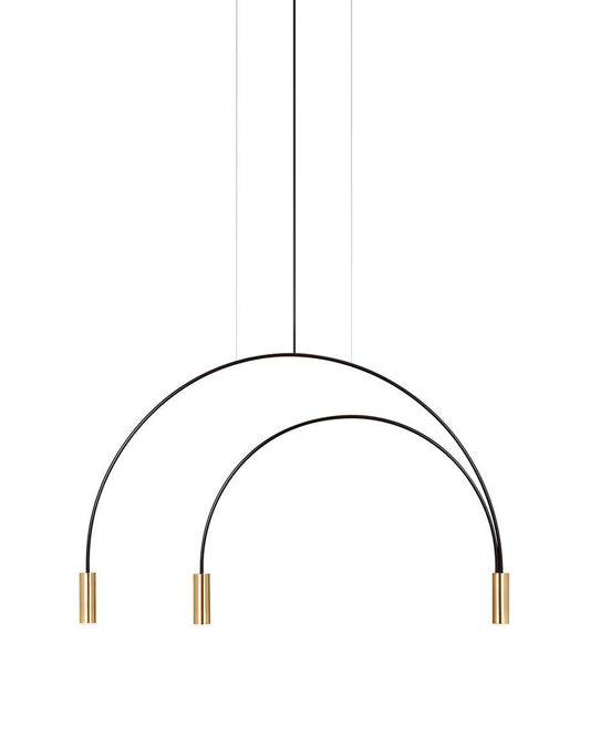 Curved Line -3 Pendant Light