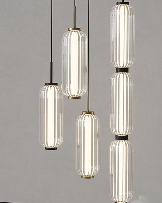 Elma Glass Pendant Lamp 3 Heads