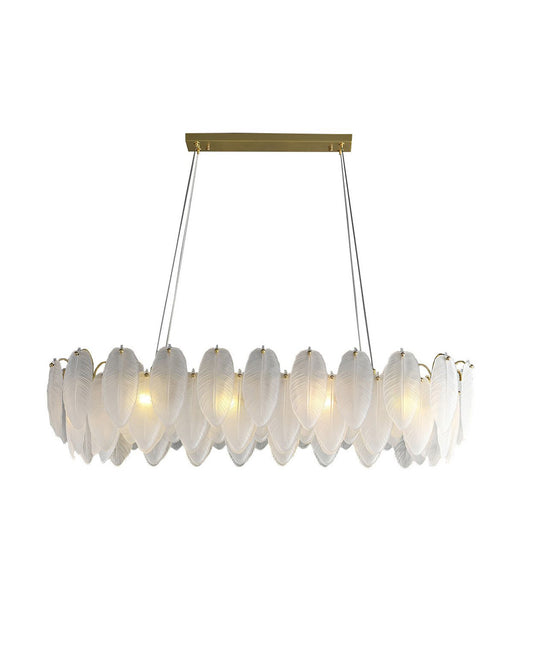 Feather Glass Pendant Light-B