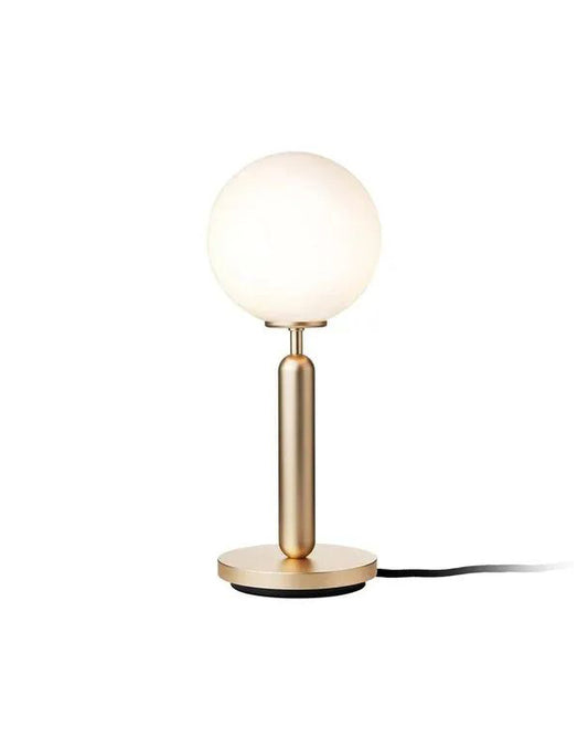 Geru Glass Table Lamp-Milk White