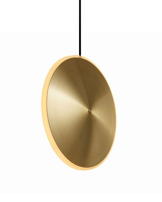 Golden Flying Saucer Lamp