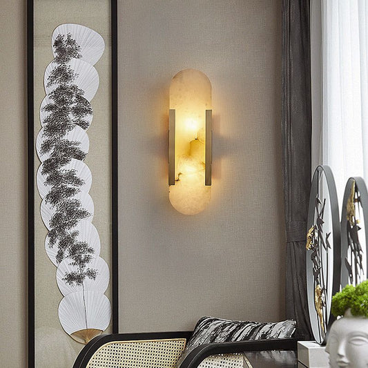 LAVE Alabaster Wall Sconce