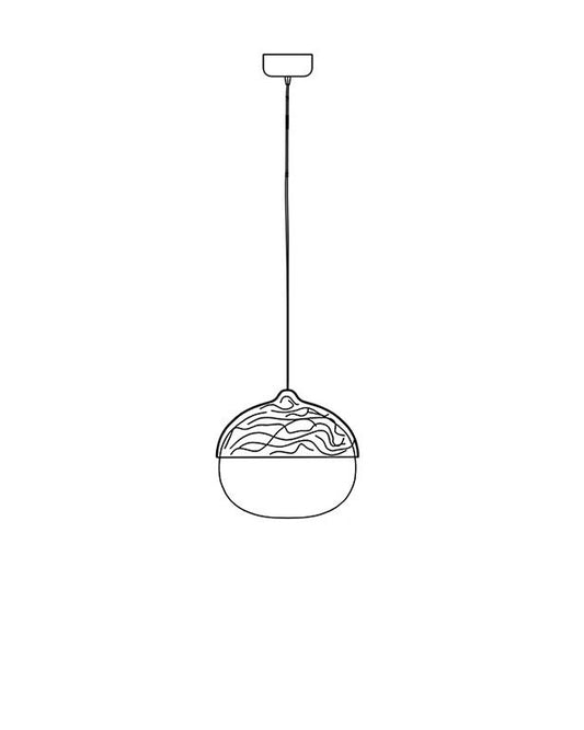 Nut Glass Pendant Light