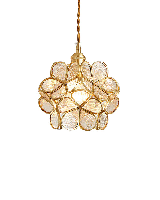 Petals Glass Pendant Light - Clear