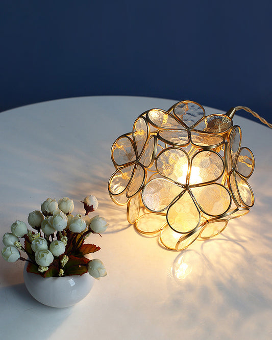 Petals Glass Pendant Light - Clear