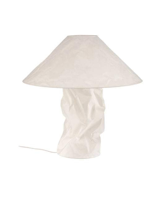 Pleated Geometric Table Lamp