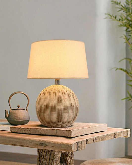 Rattan Weaving Table Lamp - C