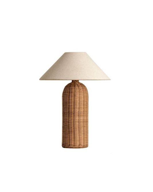 Rattan Weaving Table Lamp - A