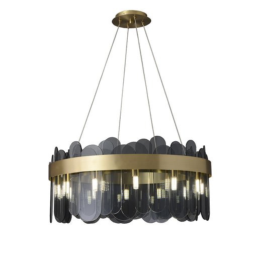 SIMPL Glass Pendant Light-Smoke