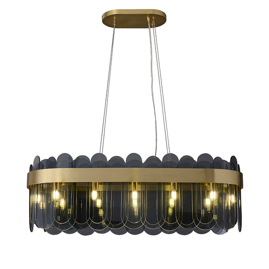 SIMPL Glass Pendant Light-Oval