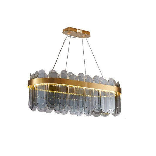 SIMPL Glass Pendant Light-Oval