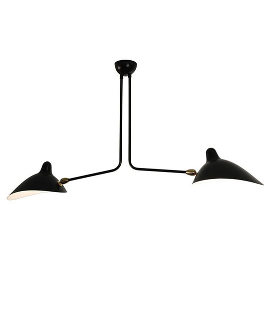 Serge Mouille Ceiling Light - 2 arms