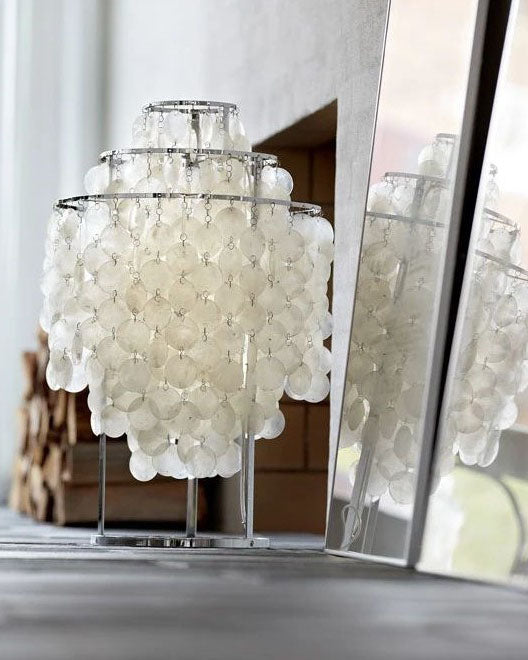 Shell Curtain Table Lamp