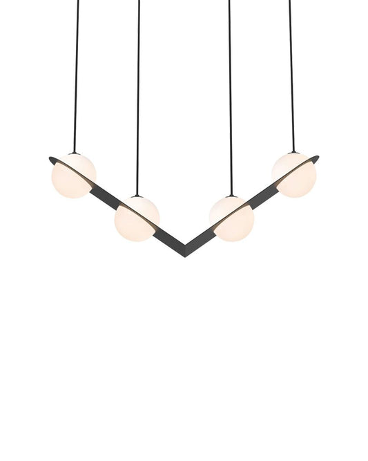 Smile V Shape 4 Heads Pendant Light