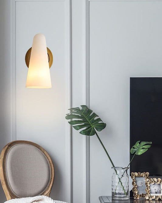 Tapered Glass Wall Lamp