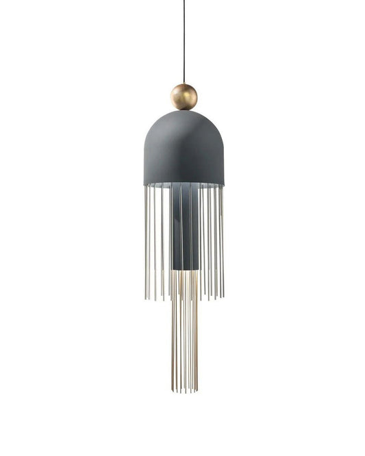 Tassels Glass Pendant Light-B