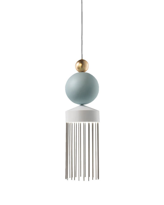 Tassels Glass Pendant Light-C