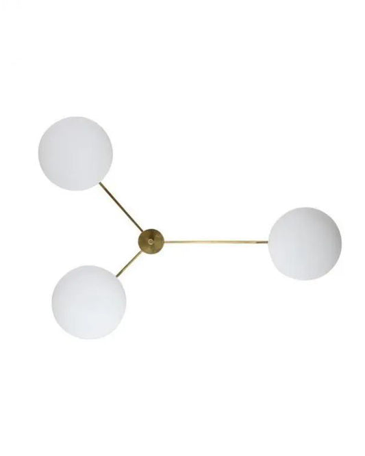 Three Arm Ceiling Light