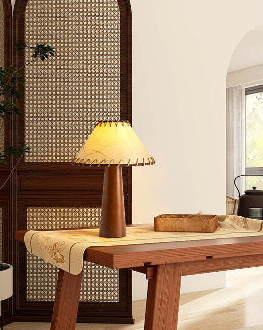 Vintage Parchment Table Lamp