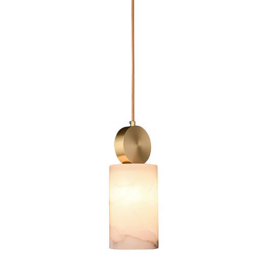 Brass Alabaster Pendant-B