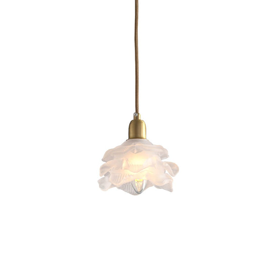 Floral Glass Pendant Light-B