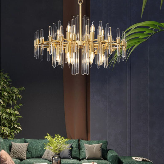 Glass Tube Chandelier