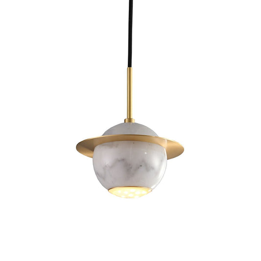 Marble Round Ball Pendant Light