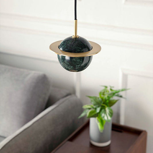 Marble Round Ball Pendant Light