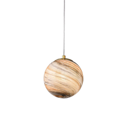 Planet Glass Small Pendant Light