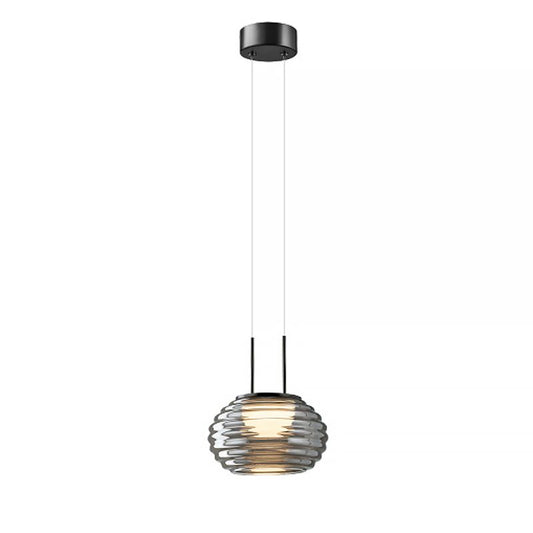 Water Ripples Pendant Light - Smoke